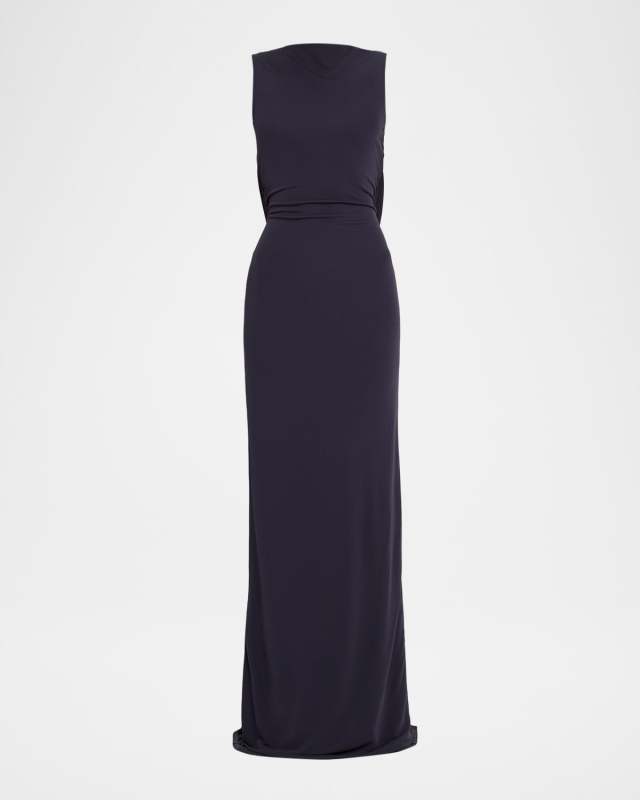 Basha Cowl-Back Gown